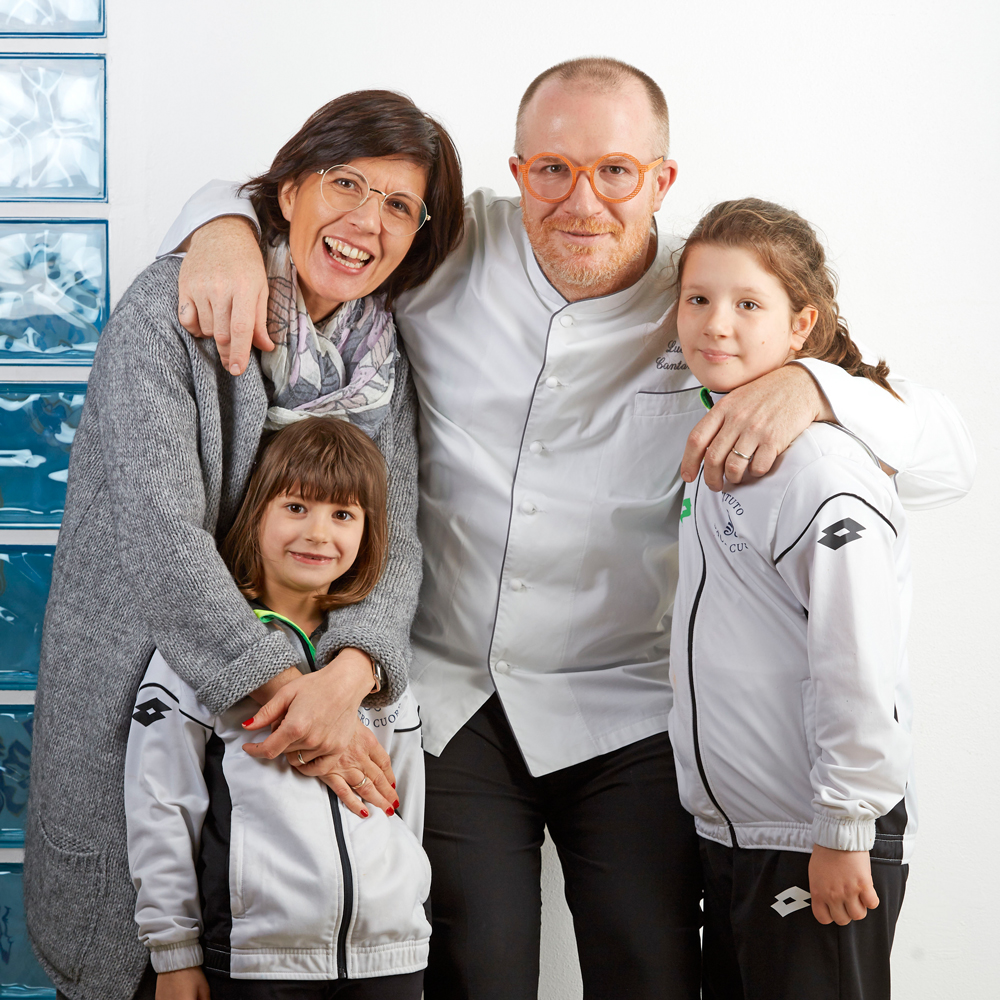 Lucca e famiglia, foto a colori