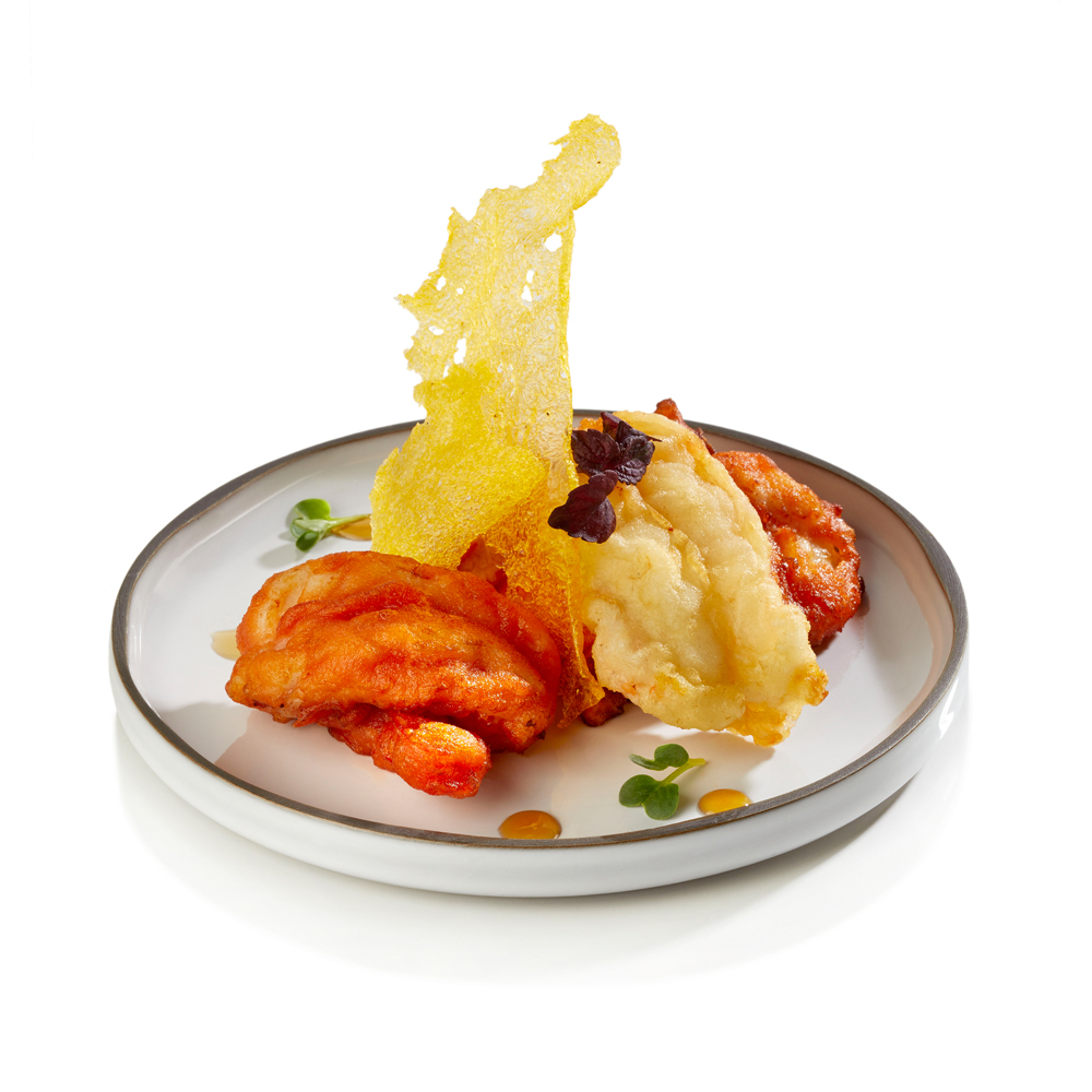 Coda di scampi in tempura doppia